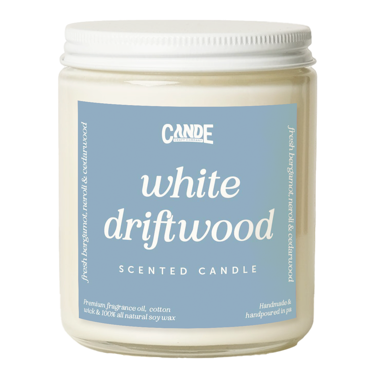 White Driftwood Scented Candle