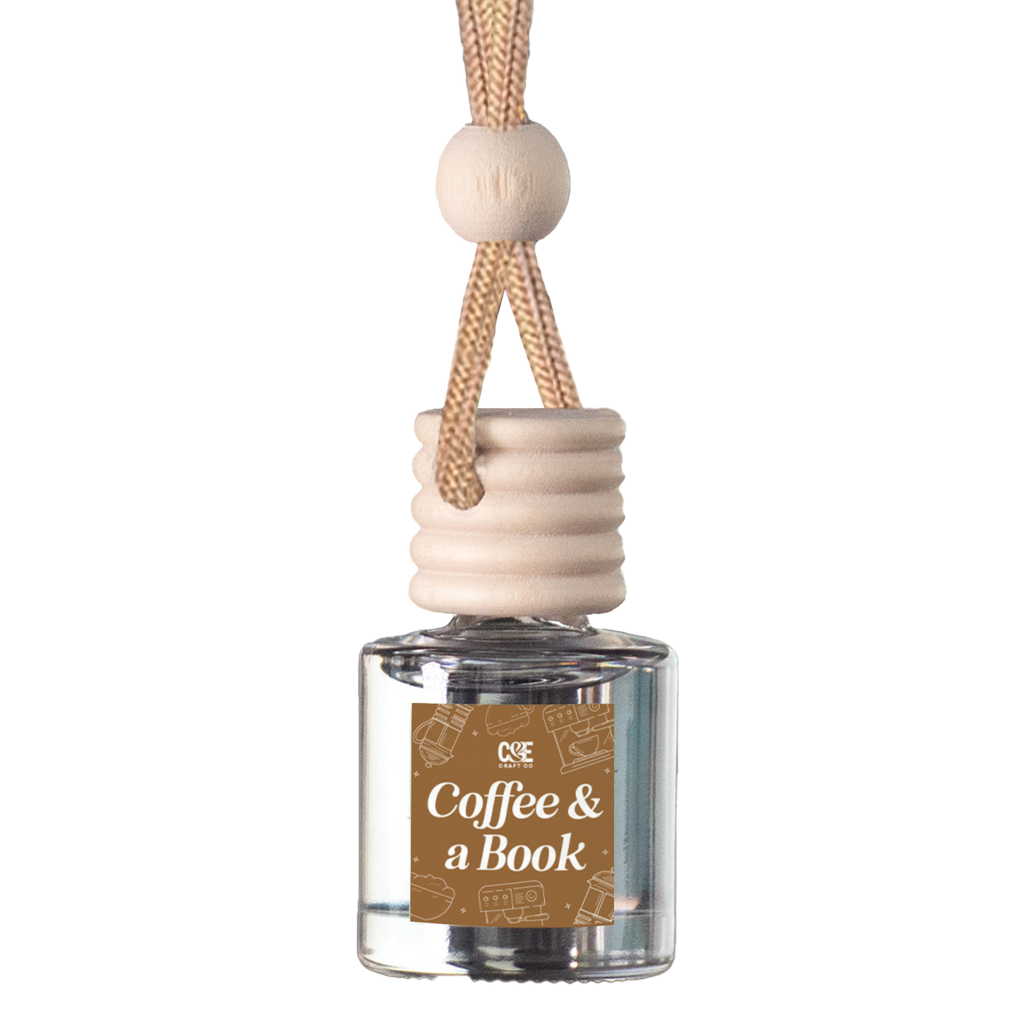 Coffee & A Book Scented Car Freshener