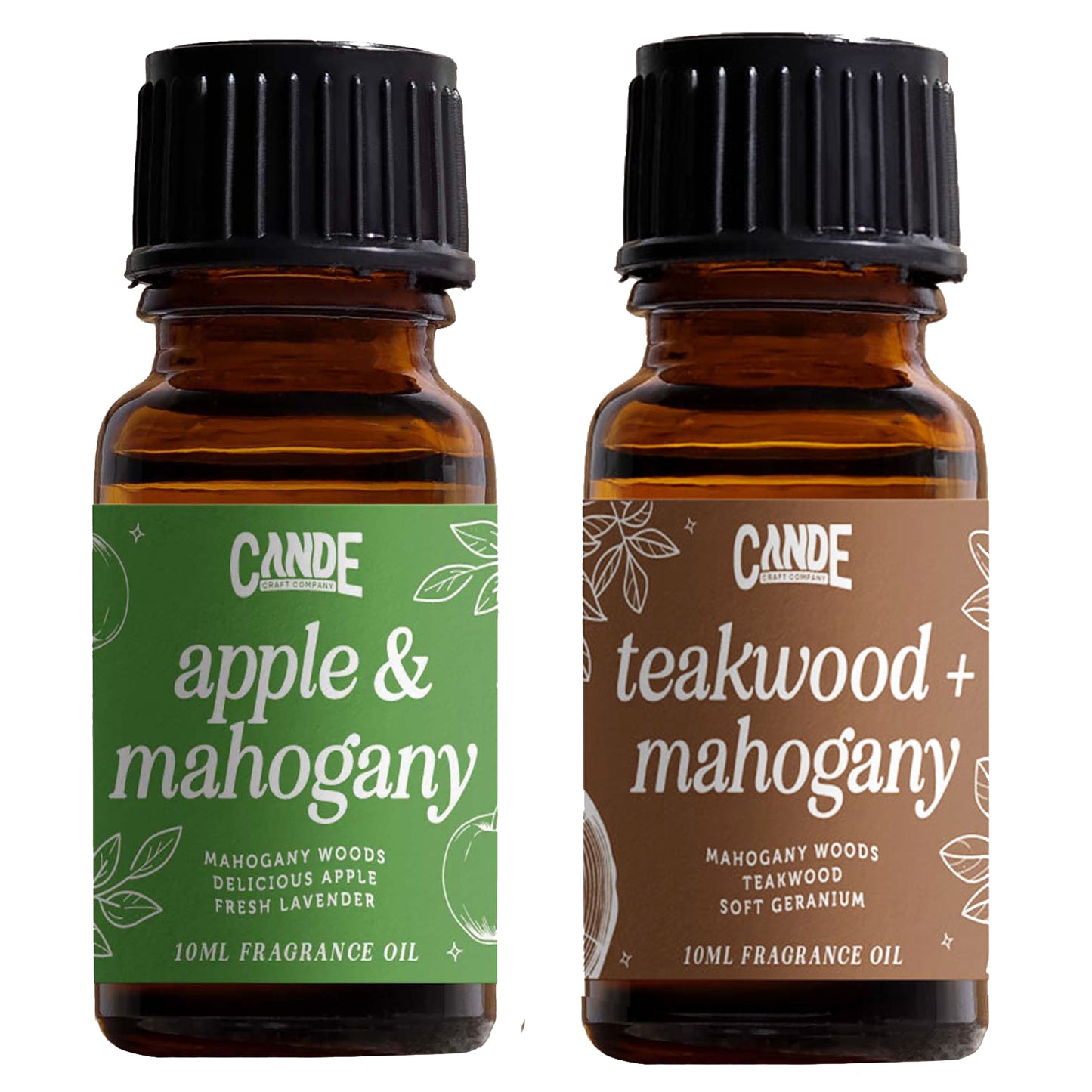 Scented Premium Fragrance Oil Multi Pack - Long-lasting Fragrance for Home